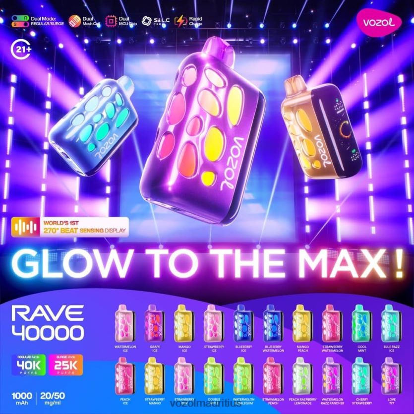 RD4RT01 Vozol Rave 40000