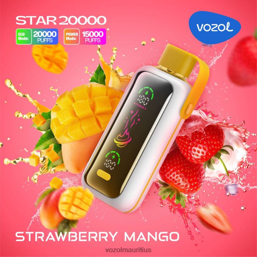 VOZOL Port Louis - STRAWBERRY MANGO VOZOL STAR 20000 2VLVBH1